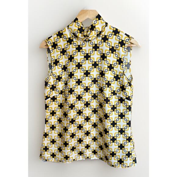 Escada 100% Silk Sleeveless Blouse Women’s Size 36 US Size 6 Vintage - Picture 1 of 13